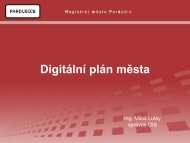 DigitalnÃ­ plÃ¡n mÄsta, Pardubice - Egovernment