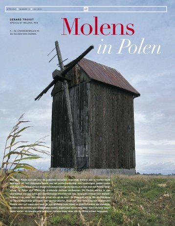 Molens in Polen - vakbladvitruvius.nl