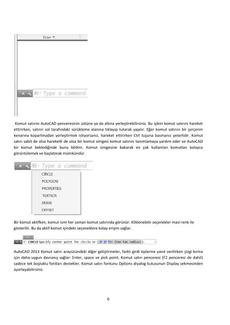 AutoCAD 2013 Önbakış Rehberi - Cadbim