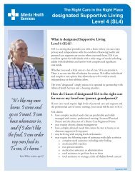 What is designated Supportive Living Level 4 (SL4)?