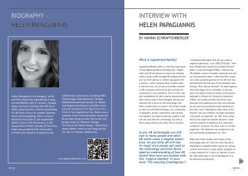 BIOGRAPHY - HELEN PAPAGIANNIS INTERVIEW WITH ... - Kabk