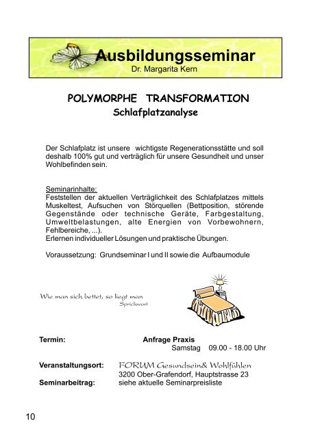 Ausbildungsseminar Folder - Polymorphe Transformation