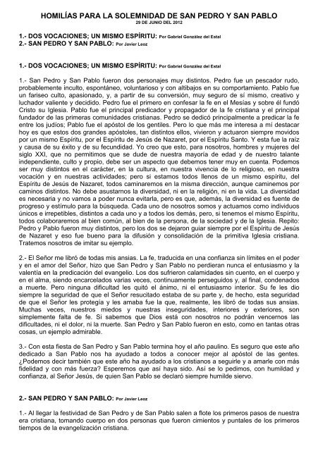 SAN PEDRO Y SAN PABLO 2012.pdf - El Salvador Misionero