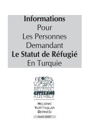 Informations Pour Les Personnes Demandant Le Statut de Réfugié ...