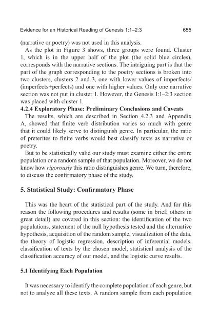 Statistical Determination of Genre in Biblical Hebrew - Institute for ...