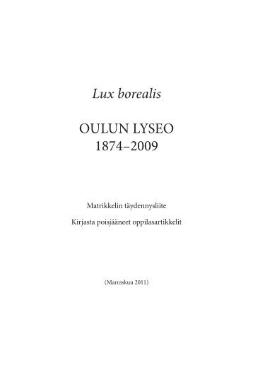 Täydennysliitteen voi ladata pdf-tiedostona tästä - Oulun Lyseon lukio