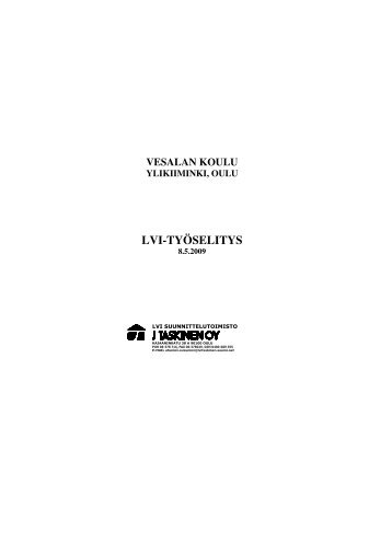 LVI-TYÖSELITYS - Oulun Tilakeskus
