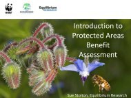 Introduction to the Protected Areas Benefit ... - Dinaric Arc parks