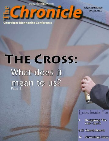 The What does it mean to us? - Chortitzer Mennonite Conference