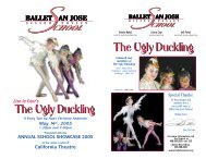 The Ugly Duckling - Ballet San Jose