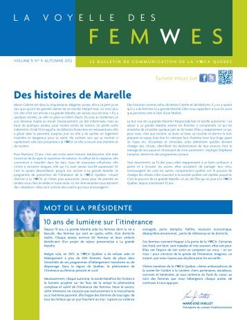 Des histoires de Marelle - YWCA QuÃ©bec