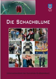 Theater des Chores Schachblume Großsteinbach - Gemeinde ...