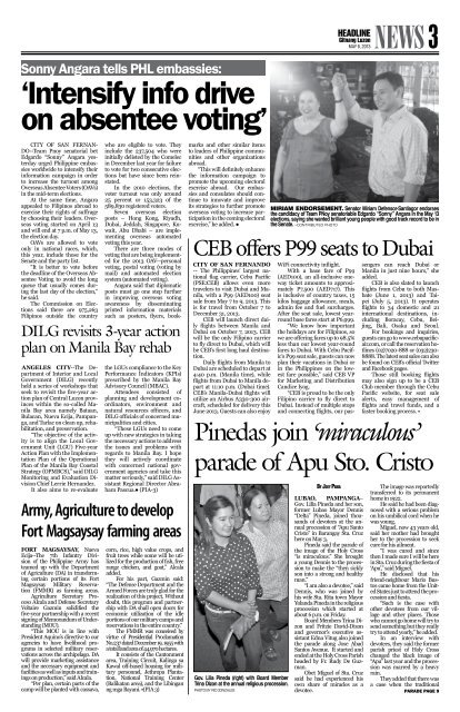 AGYU TAMU - Headline Gitnang Luzon