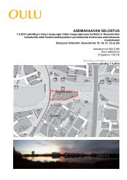 ASEMAKAAVAN SELOSTUS - Oulu