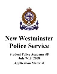 new westminster police service consent for criminal record and ...