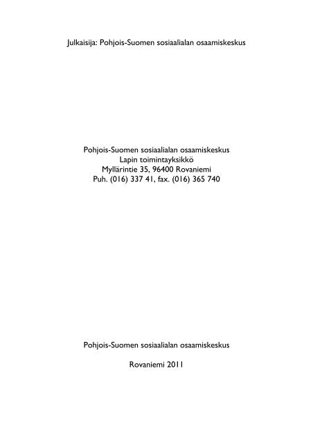 Lataa PDF-muodossa - Sosiaalikollega