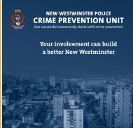 Crime Prevention Unit brochure - New Westminster Police