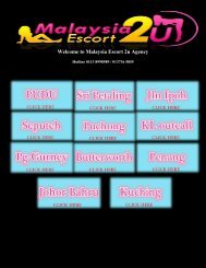 Escort Service in KL