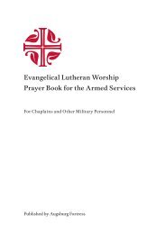 Evangelical Lutheran Worship Prayer Book for the Armed Services