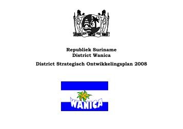 Districts Strategisch Ontwikkeling Plan Wanica - Decentralisatie