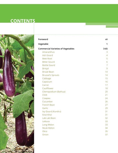 CoMMerCiAl VArieties of VegetABles - Department of Agriculture ...