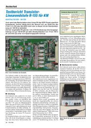 Testbericht Transistor- Linearendstufe R-155 für KW - WiMo