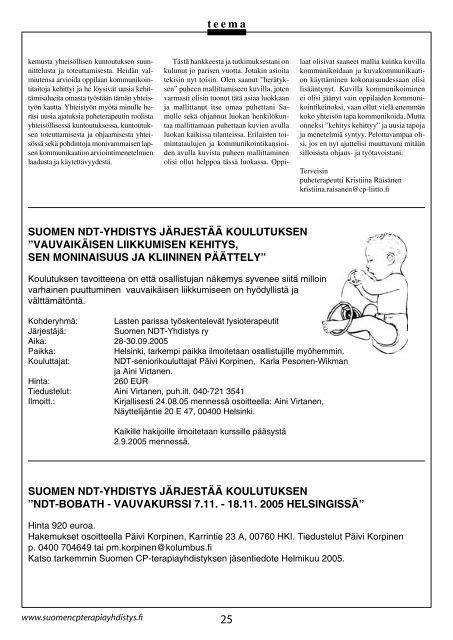 teema - Lastenneurologisen kuntoutuksen yhdistys