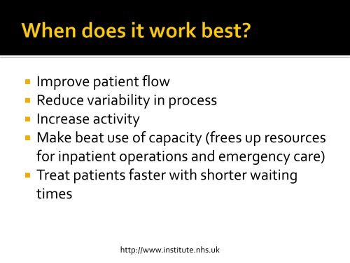 Clinical pathway for early postoperative care