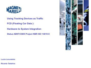 Using Tracking Devices As Traffic FCD (Floating Car Data - Viajeo.eu
