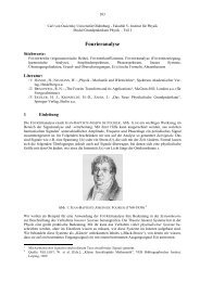 Fourieranalyse - Physik-Praktika - Carl von Ossietzky Universität ...