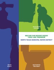 4235 NTMWD Brochure.indd - North Texas Municipal Water District