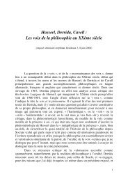 Husserl, Derrida, Cavell - de Charles Ramond