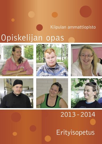 Opiskelijan opas 2013-2014 - Kiipulan ammattiopisto