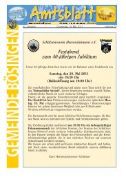Schützenverein Herrenzimmern eV Festabend zum 40-jährigen ...
