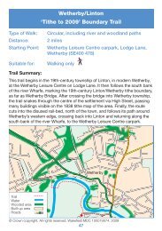 Wetherby/Linton - Tracks in Time, the Leeds Tithe Map Project