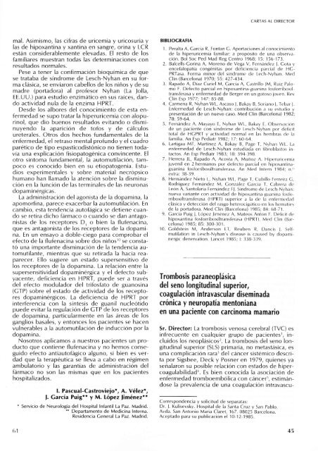 (pdf primer nÃºmero). - Sociedad EspaÃ±ola de NeurologÃ­a