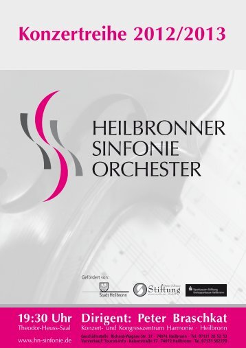 Konzertreihe 2012/2013 [PDF] - Heilbronner Sinfonie Orchester