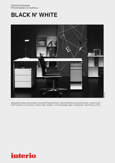 BLACK N' WHITE - Interio