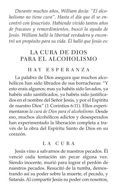 La cura de Dios para el alcoholismo - Christian Light Publications