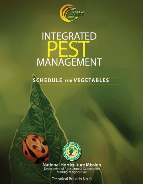 Integrated Pest Management Schedule for Vegetables - National ...