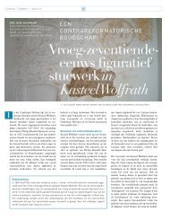 Vroeg zeventiende-eeuws figuratief stucwerk in Kasteel Wolfrath