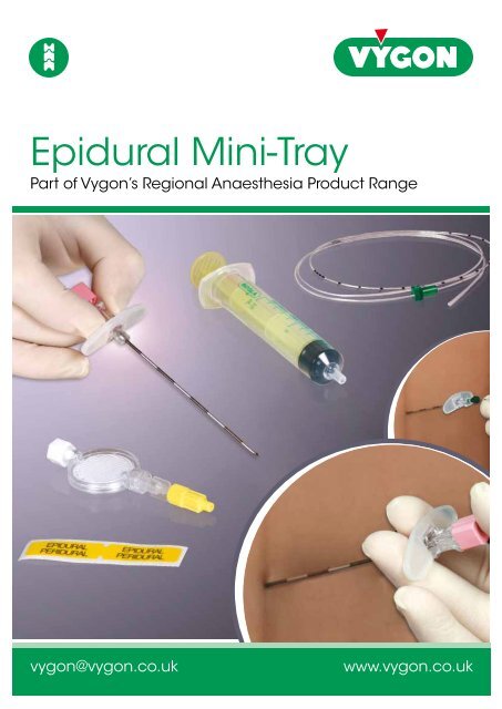 Epidural Mini-Tray (300KB) - Vygon (UK)