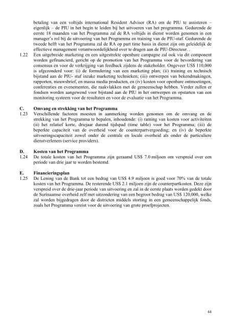 Strategisch plan Decentralisatie t.b.v. ministerie van Regionale ...