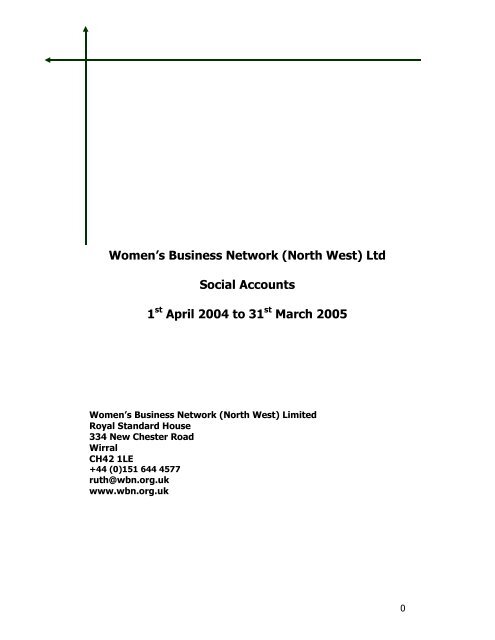 WBN Social Accounts - 2005 - The Social Audit Network