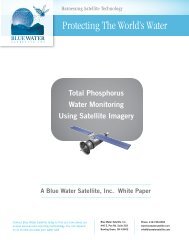 How Satellite Images Provide Total Phosphorus Monitoring White ...