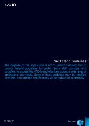 VAIO Brand Guidelines - Multimedialab