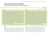 Television interaktiivinen pelihetki - Pelitutkimuksen vuosikirja