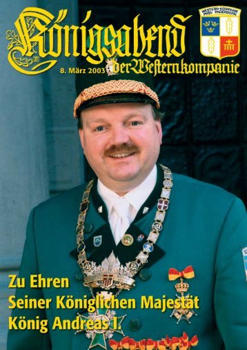 Königszeitung 2003 Andreas I. - Western-Kompanie