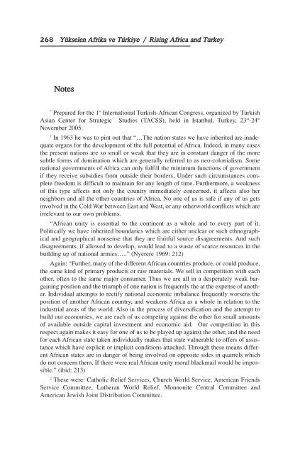 EN - FR - YÃ¼kselen Afrika ve TÃ¼rkiye / Rising Africa and Turkey 3