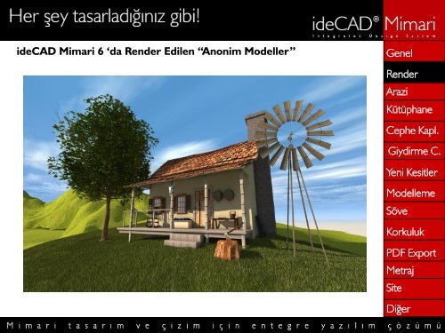 ideCAD Mimari 6 Tanıtım